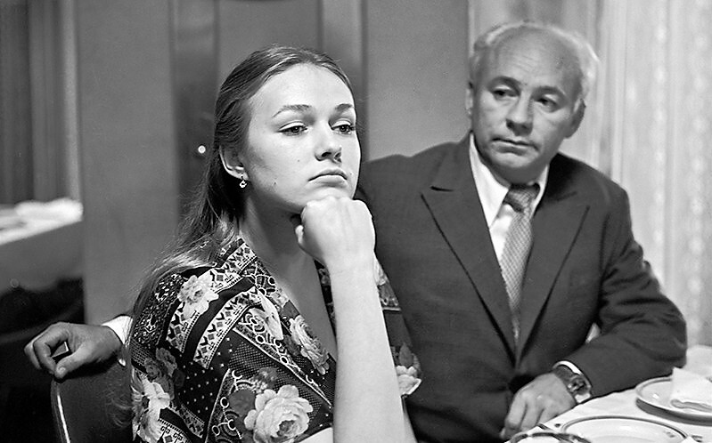 Наталья Андрейченко и Николай Рыбников в фильме «Уходя — уходи», 1978 год