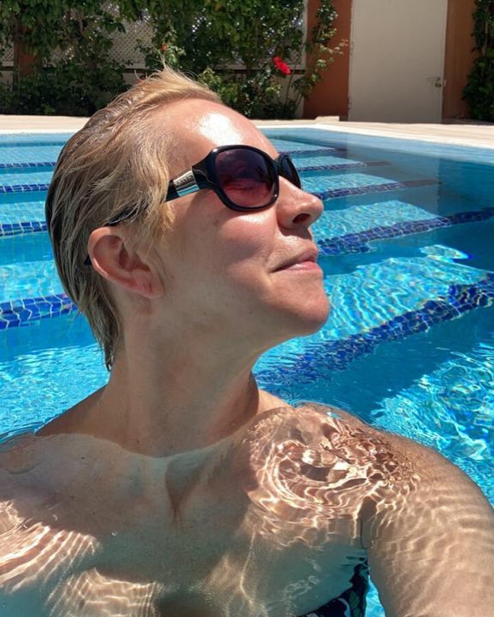 Татьяна Лазарева в бассейне