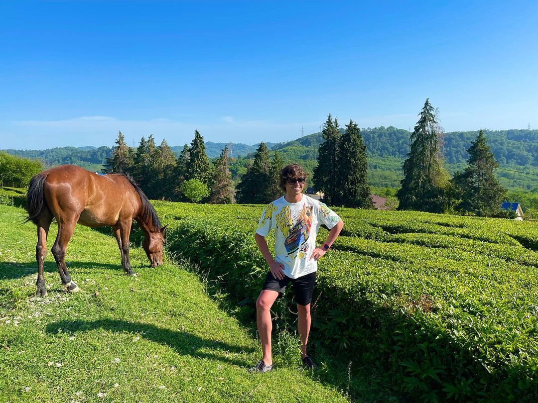 Прохор Шаляпин на природе