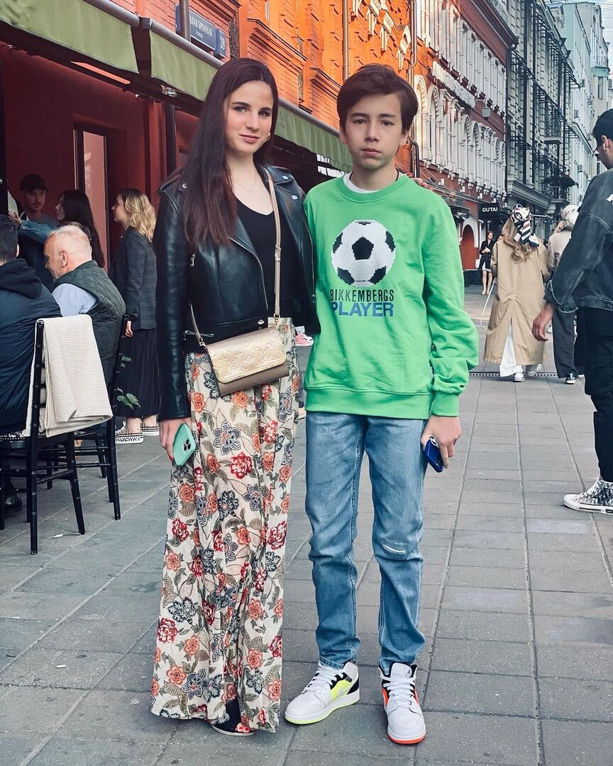 Юлия с сыном Самиром