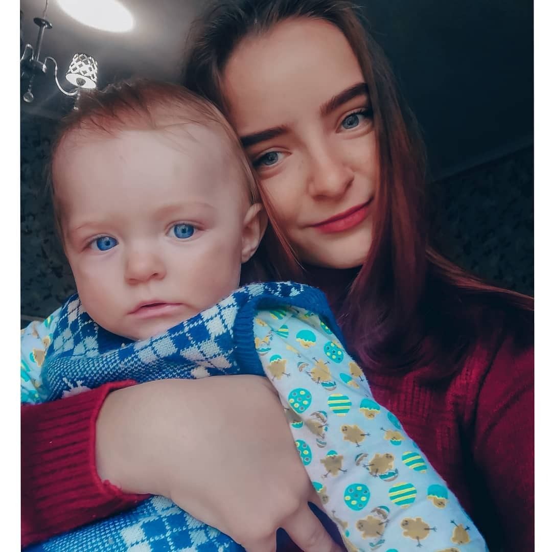 Мария Вопропаева с сыном