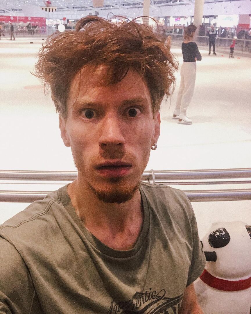 Никита Пресняков на катке