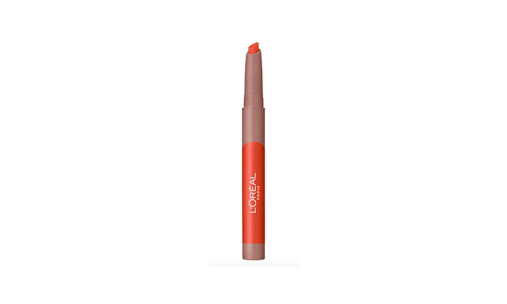 Помада — L'Oreal Paris Помада для губ Infaillible Matte Lip Crayon, оттенок 103. Цена: 450 рублей.