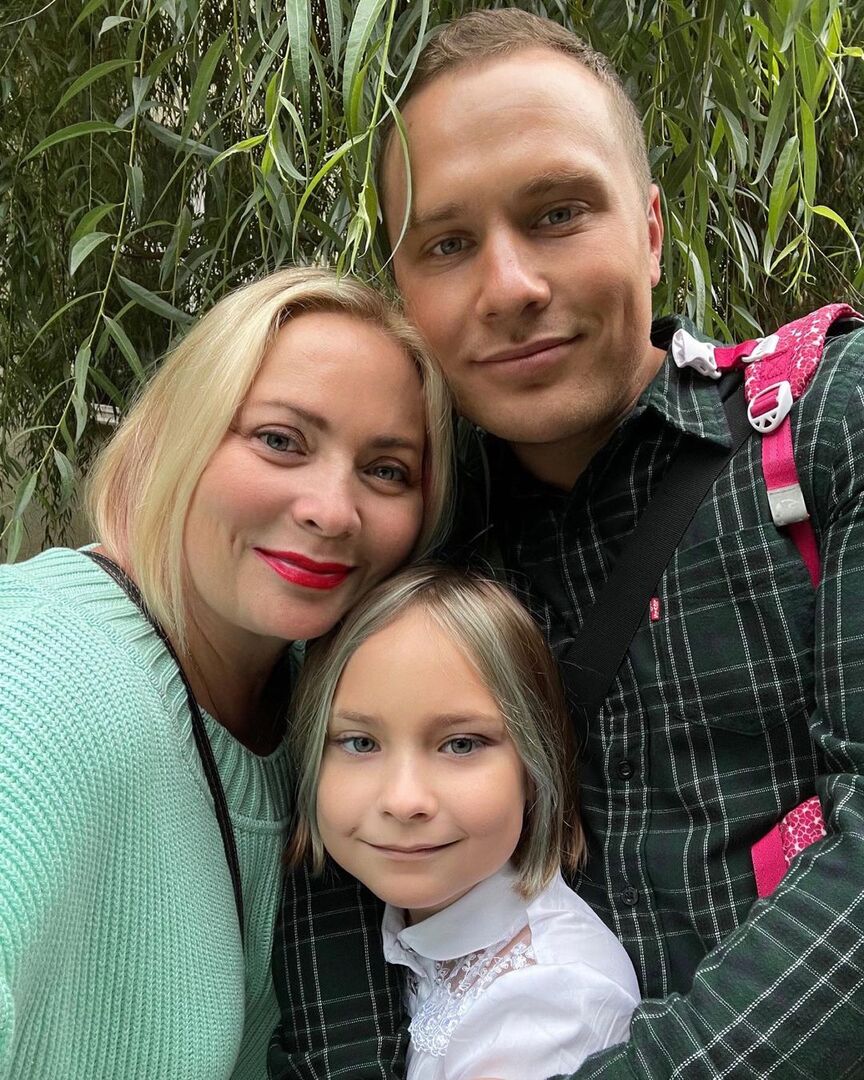 Светлана Пермякова с семьей