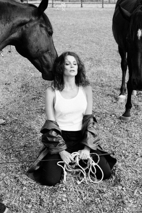 Оксана Фандера с лошадьми
