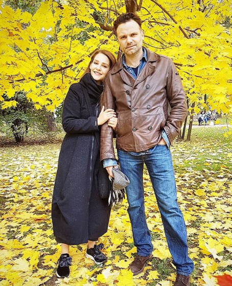 Глафира Тарханова с мужем Алексеем Фаддеевым