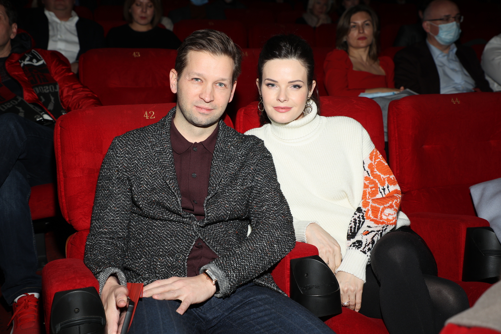 Анна Пескова с мужем