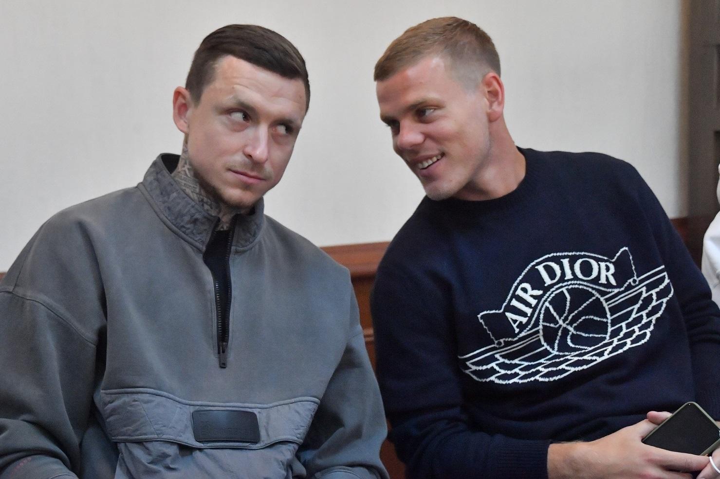 Александр Кокорин и Павел Мамаев на слушании
