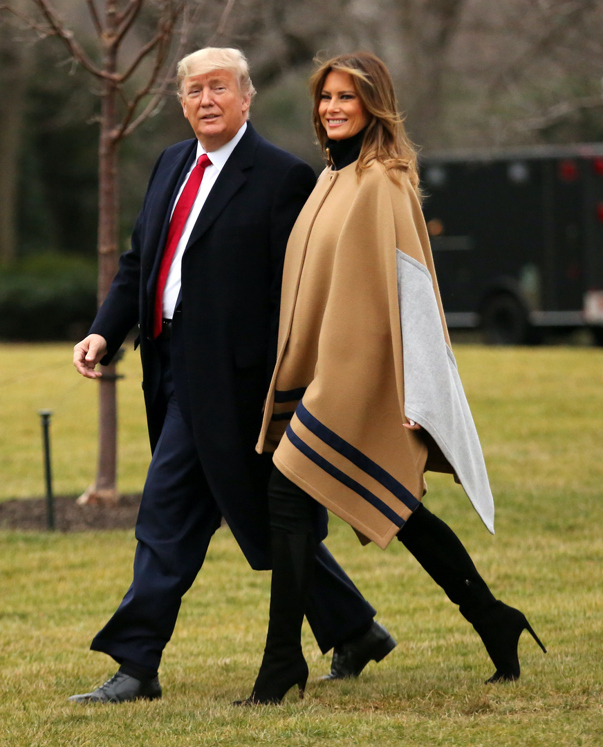 Дональд и Мелания Трамп