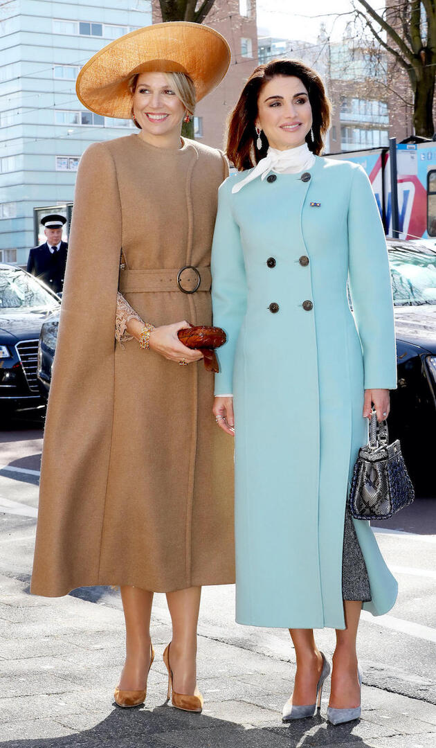 Королева Максима и королева Рания