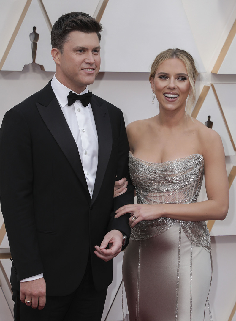 С мужем Колином Джостом, 2020 год