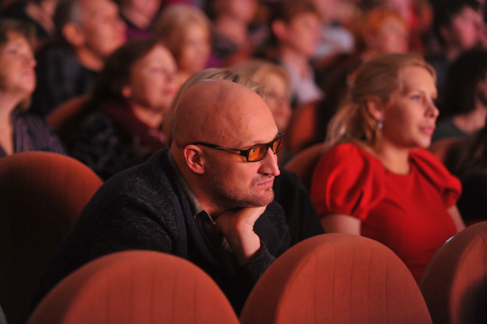 Гоша Куценко в зрительном зале