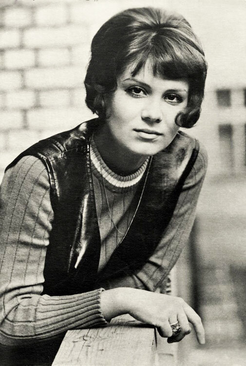 Валентина Малявина, черно-белое фото