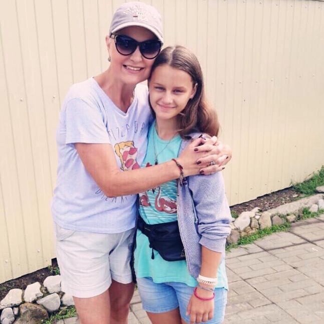 Маргарита Суханкина с приемной дочерью