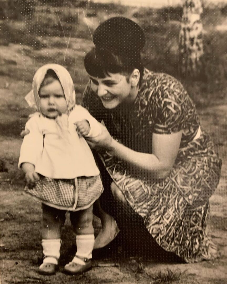 Марина Зудина с мамой