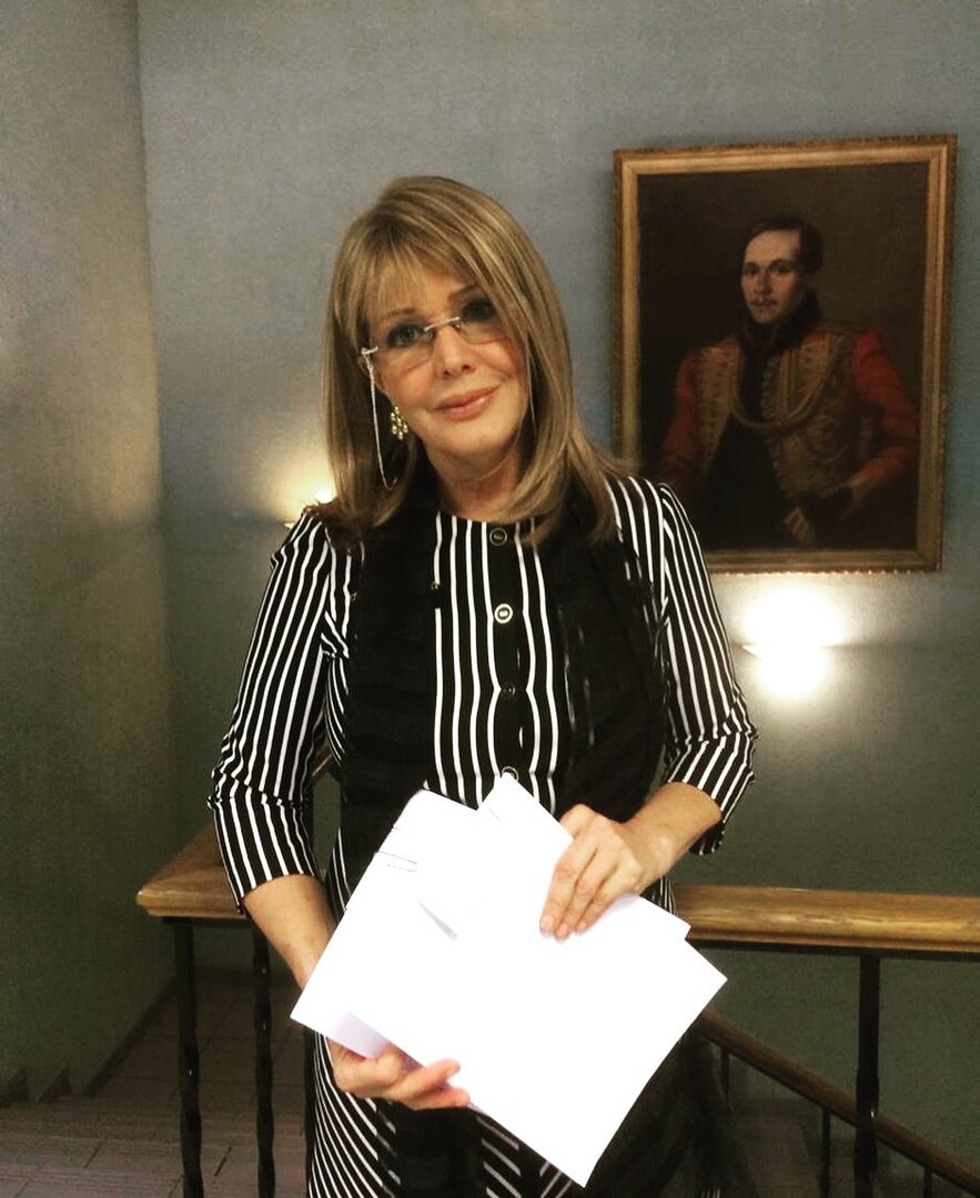 Елена Проклова на репетиции