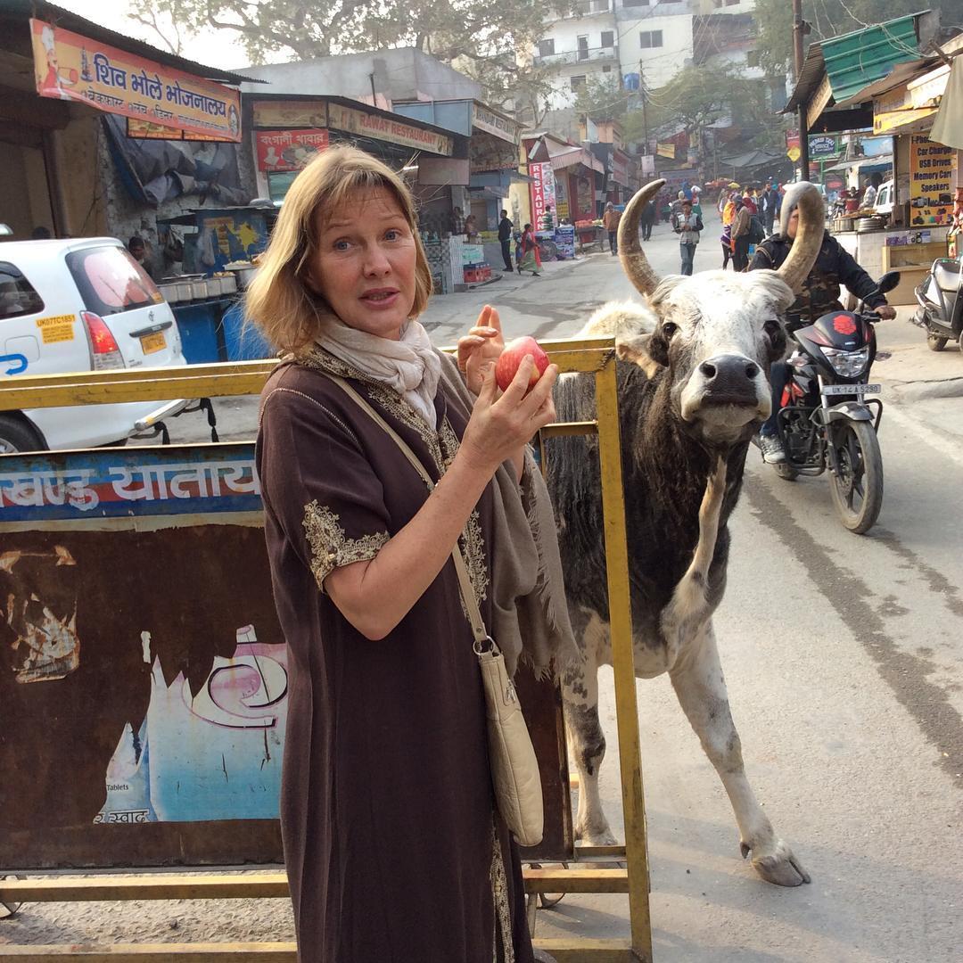 Елена Проклова в Индии, 2016 год