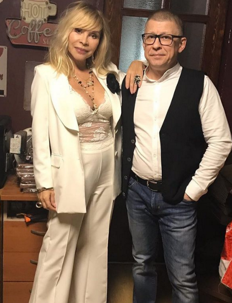 Татьяна Тишинская с музыкантом Дмитрием Фоминым
