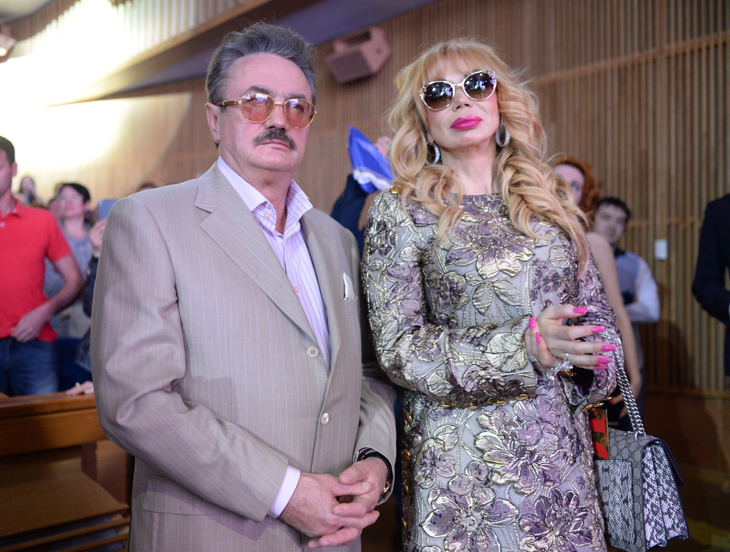 Маша Распутина и Виктор Захаров на мероприятии