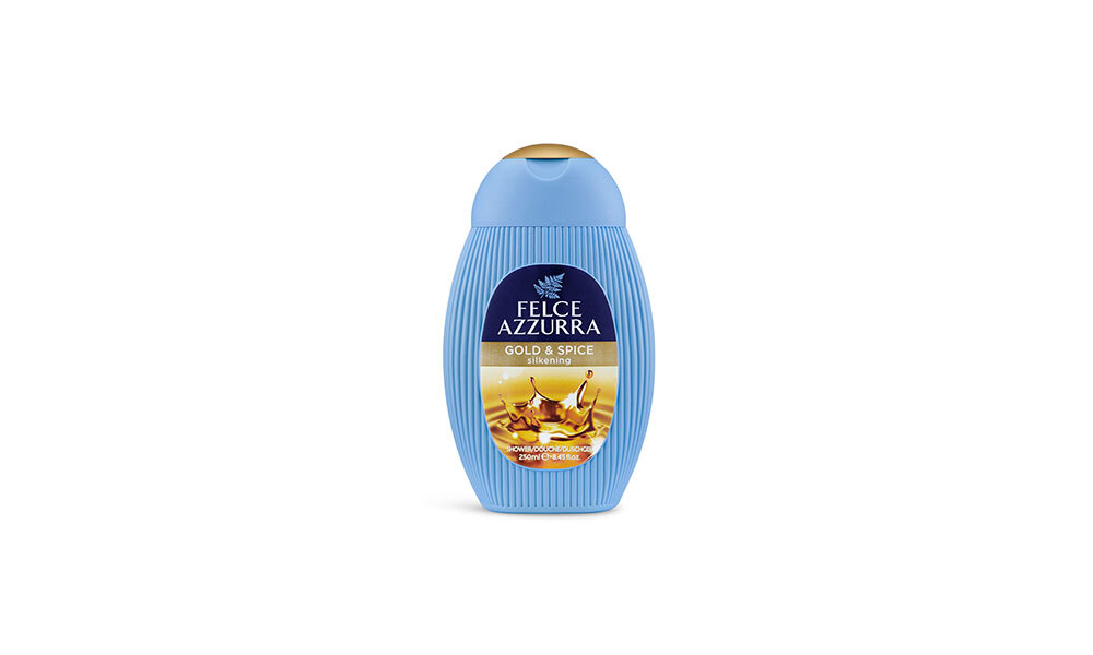 Парфюмированный гель для душа и ванны Felce Azzurra. Цена 312 рублей.