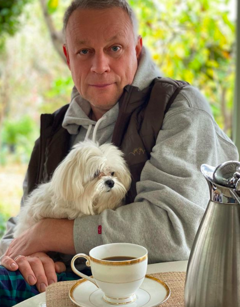 Сергей Жигунов с любимым псом