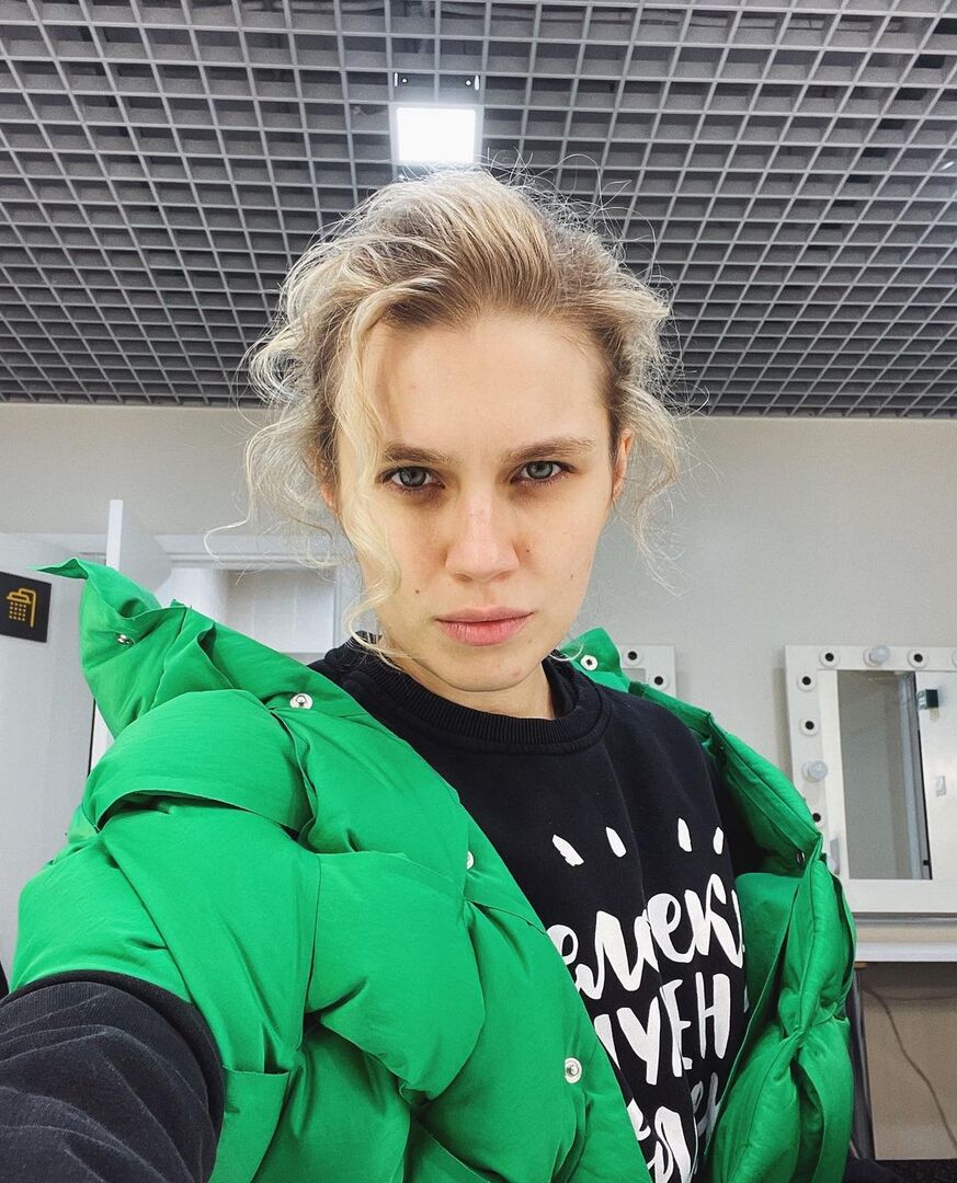 Дарья Мельникова в раздевалке шоу «Ледниковый период»
