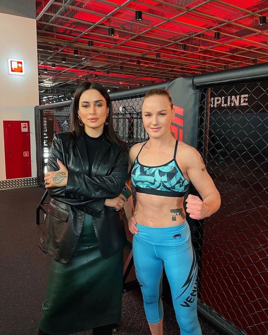 Тина Канделаки и Валентина Шевченко