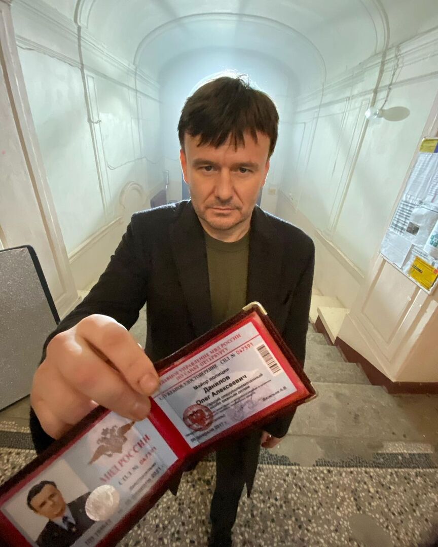 Иван Рудаков на съемках