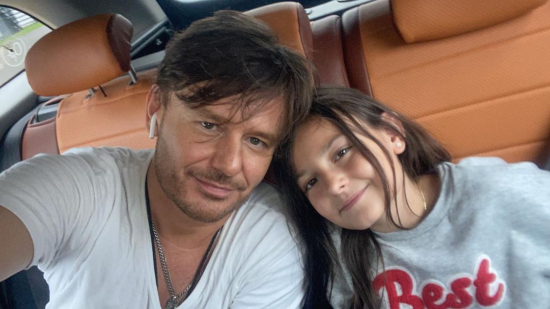 Иван Рудаков с дочерью Серафимой