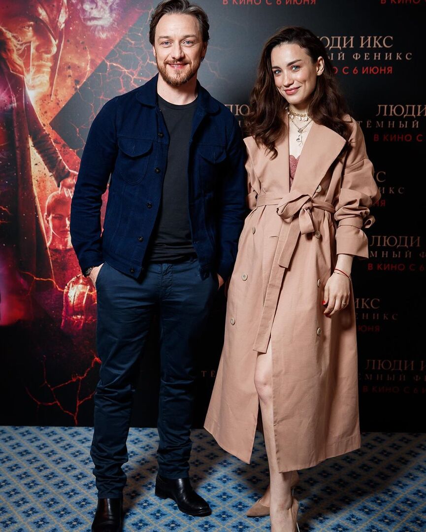 Джеймс МакЭвой и Виктория Дайнеко