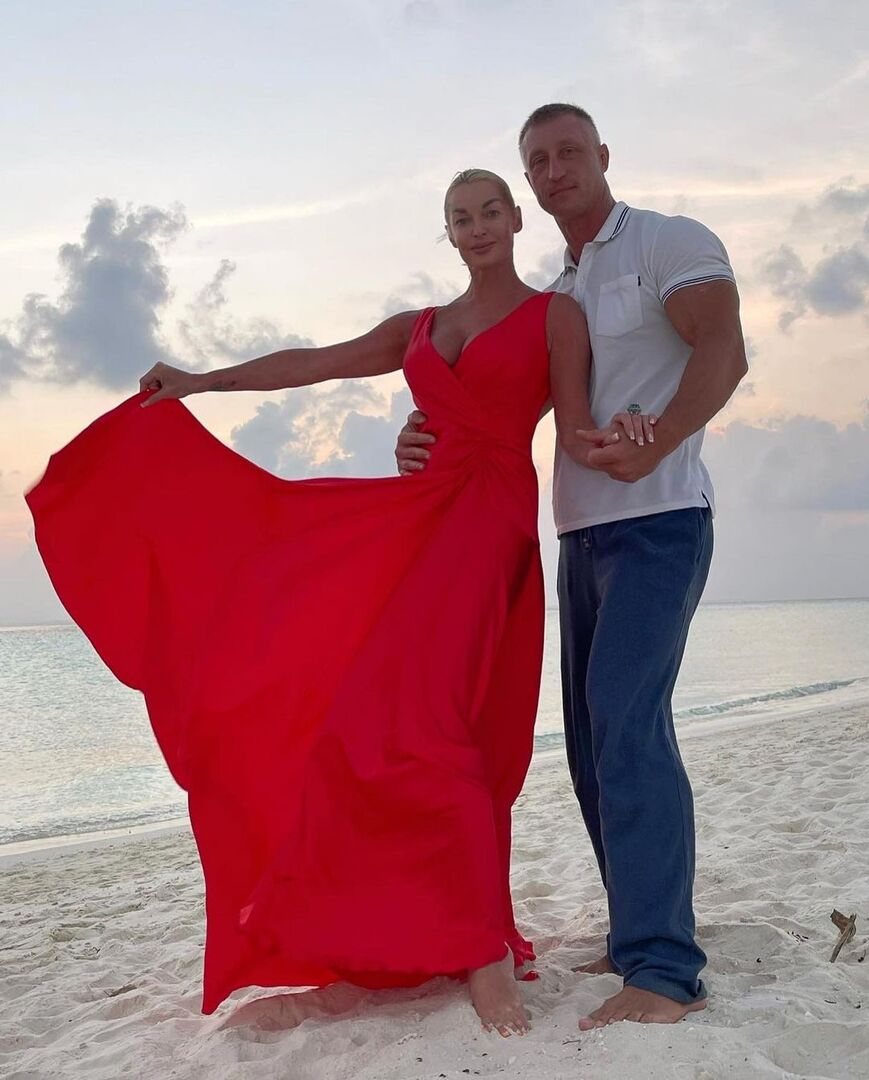 Анастасия Волочкова и Сергей отдыхали вместе на Мальдивах