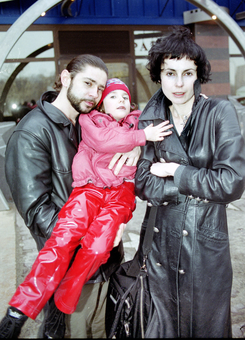 Валерий Николаев с экс-супругой Ириной Апексимовой и дочерью Дарьей