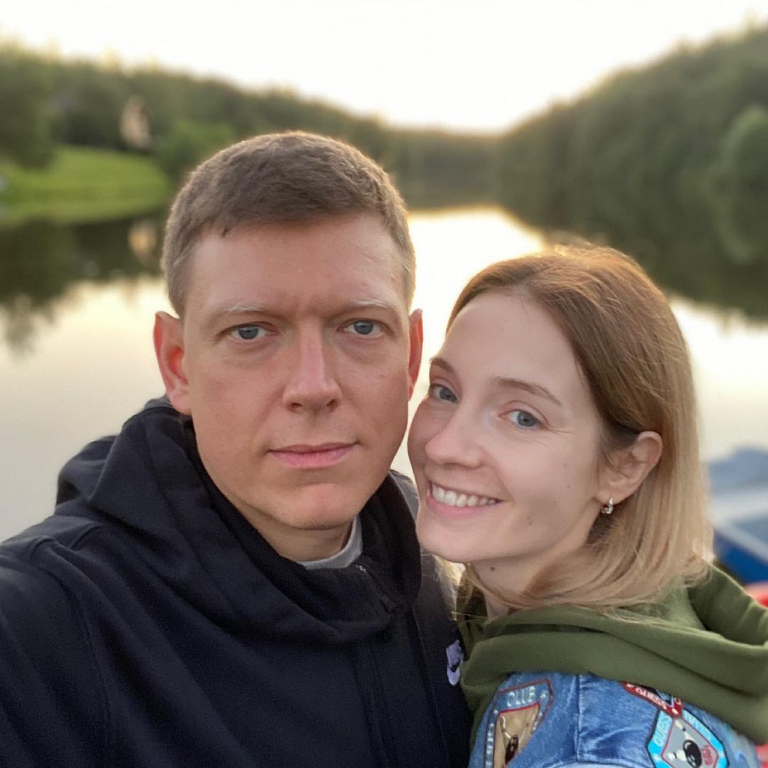 Сергей Лавыгин с женой