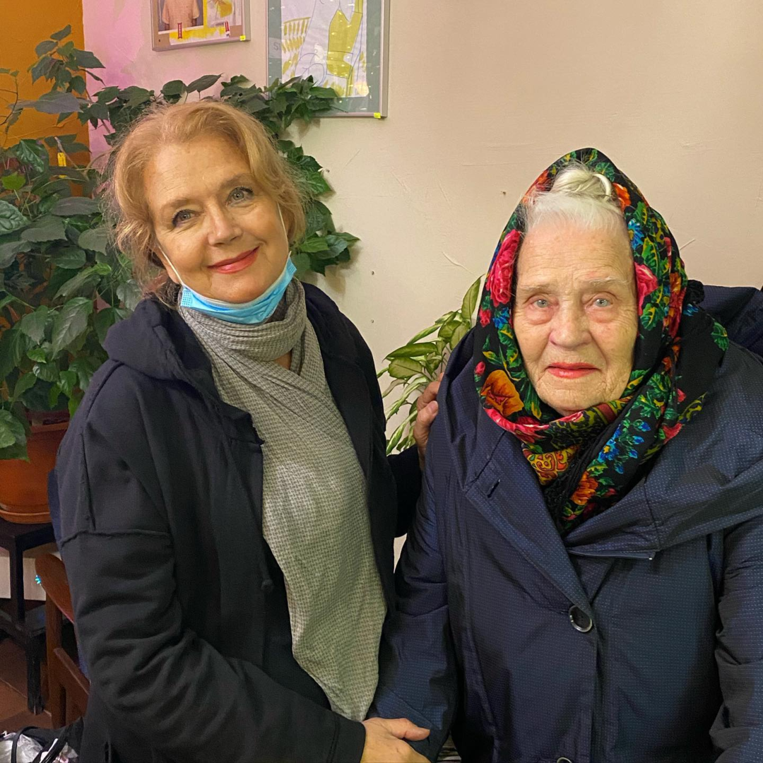 Ирина Алферова с матерью Ксенией