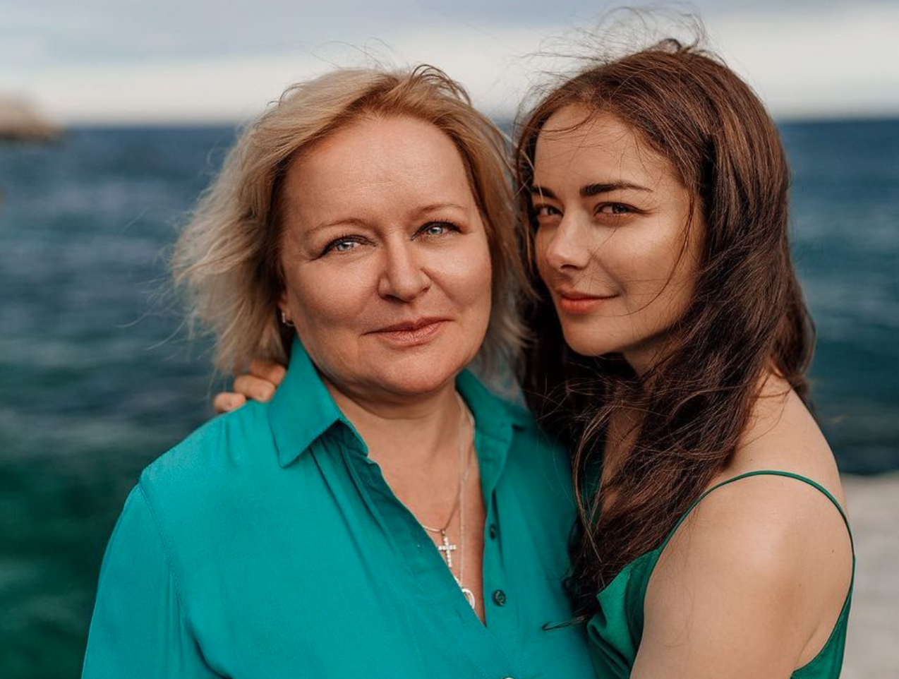 Марина Александрова с мамой