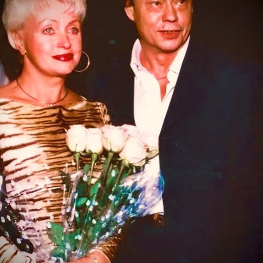 Николай Караченцов с женой