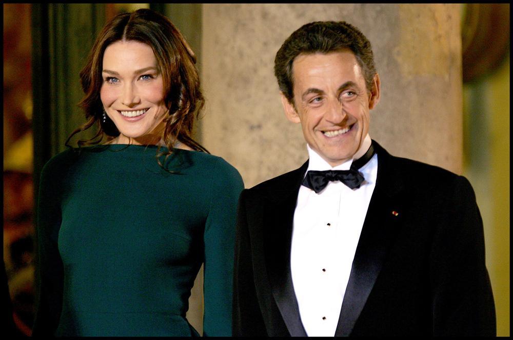 Карла Бруни с мужем Николя Саркози, 2010 год