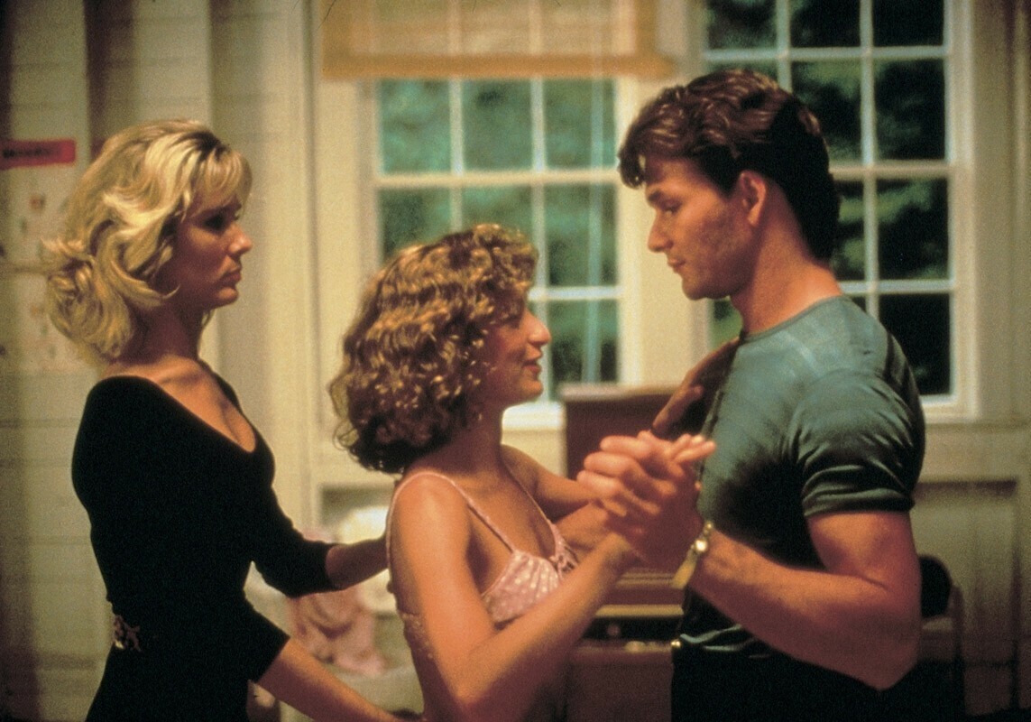 Синтия Роудс, Дженнифер Грей и Патрик Суэйзи, «Грязные танцы», 1987 год