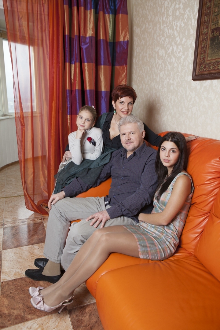 Вячеслав Невинный — младший с семьей