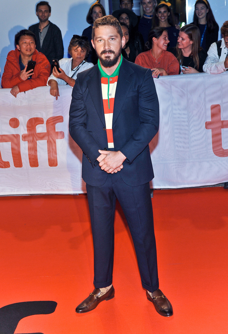 Актер Шайа ЛаБаф на премьере фильма