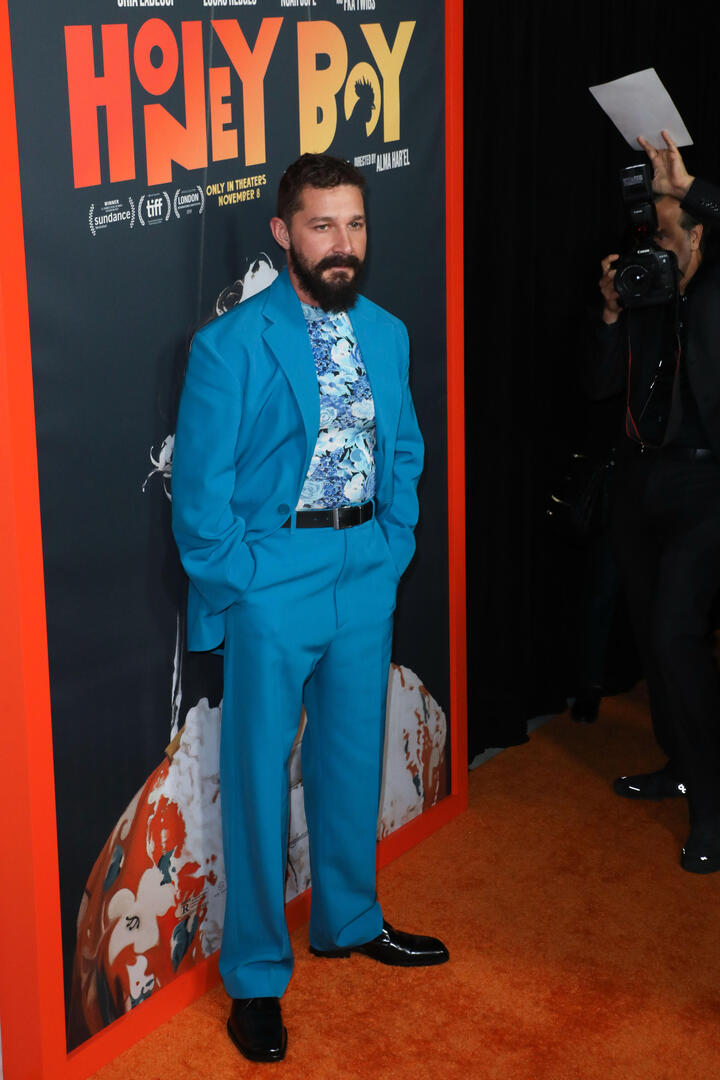 Актер Шайа ЛаБаф на премьере фильма «Милый мальчик»