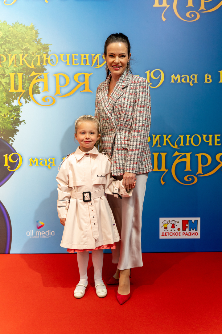 Анна Пескова с дочерью