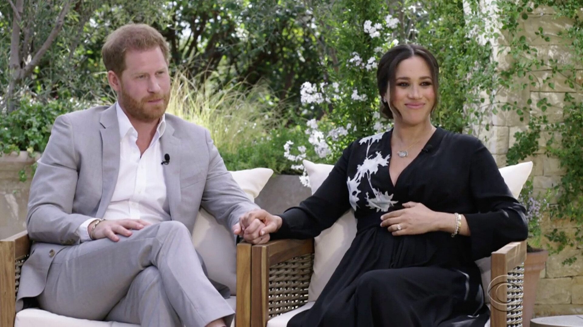 Принц Гарри и Меган Маркл во время скандального интервью