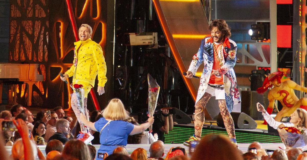 Филипп Киркоров и Николай Басков устроили жаркое шоу на