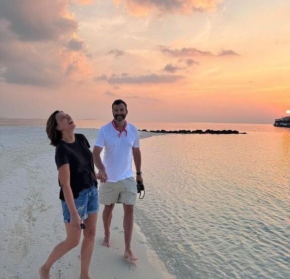 Иван Ургант и его жена