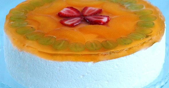 Торт с желе и фруктами Passion.ru