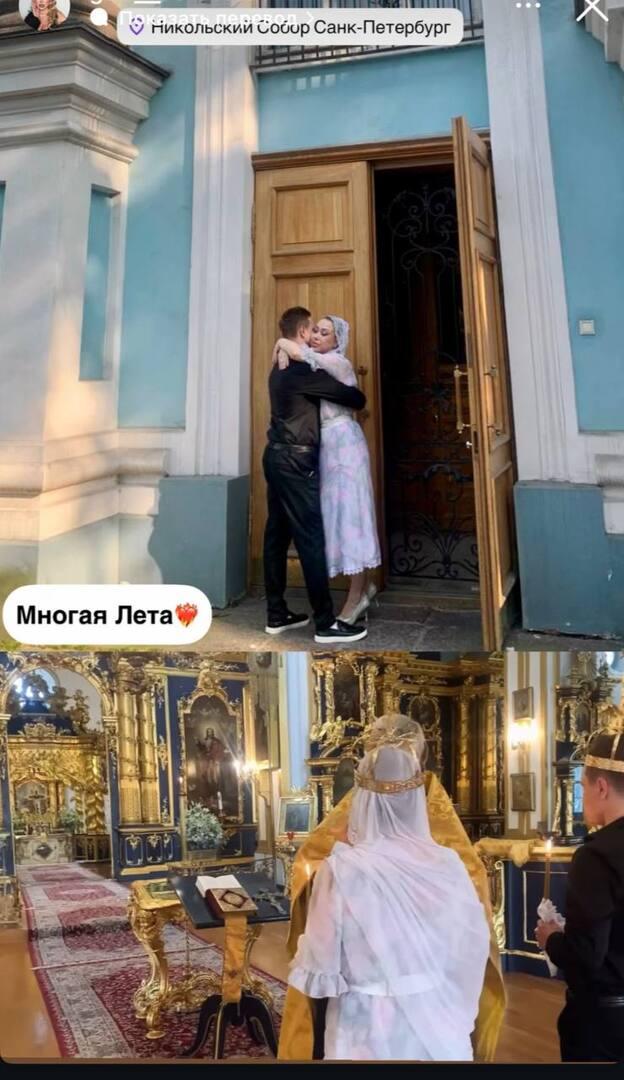 Сестра Алексея Воробьева Галина обвенчалась с мужем в Санкт-Петербурге