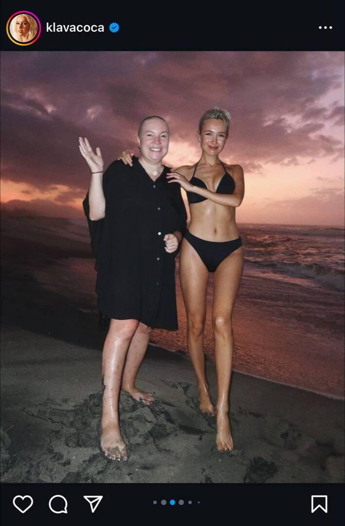 Клава Кока продемонстрировала фигуру в купальнике