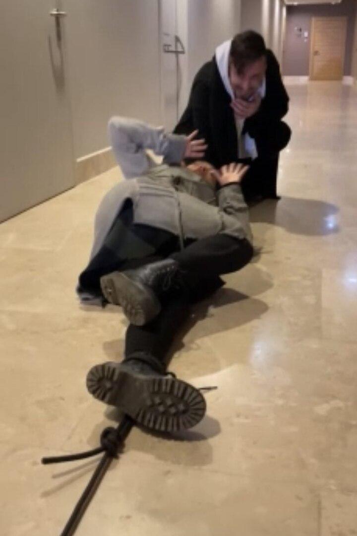 Татьяна Буланова на съемках клипа