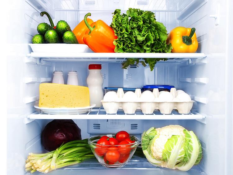 Правильное расположение продуктов в холодильнике